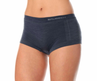 Brubeck BX10440 Dámské boxerky COMFORT WOOL tmavé džíny L