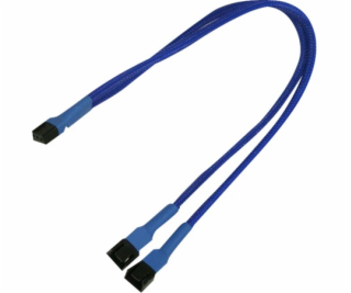 Nanoxia 3-pin – 3-pin x2, 0,3 m, modrá (900200002)