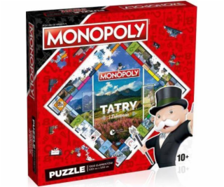 Puzzle vítězné tahy 1000 dílků Monopoly - Tatry a Zakopan...