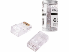 Spacetronik RJ45 zástrčka, průchozí kat.6 UTP PT-RJ456UT-1 100 ks Spacetronik