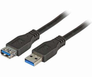 EFB USB kabel USB-A – USB-A 3 m černý (K5237.3)