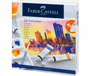 Akvarelové barvy Faber-Castell CS v tubách 24 barev