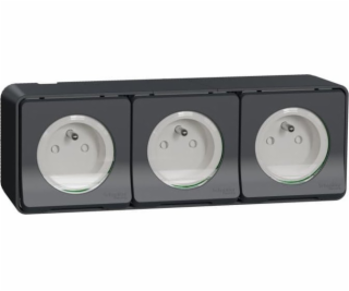 Schneider Electric Mureva Styl Socket 2P+PE trojitá antra...