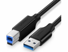 Ugreen USB-B - USB-A USB kabel 1 m černý (UGR1156BLK)