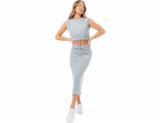 Justhype Justhype Sweat Midi Sukně Loungewear Set LABON007 šedá 8