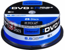 Intenso DVD+R DL 8,5 GB 8x 25 kusů (4311144)