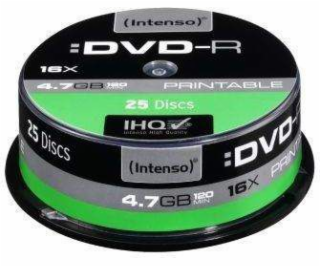 Intenso DVD-R 4,7 GB 16x 25 kusů (4801154)