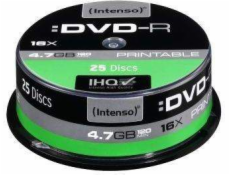 Intenso DVD-R 4,7 GB 16x 25 kusů (4801154)