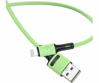 Usams USB-A – Lightning kabel 1 m zelený (69867-uniw)