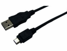 LogiLink USB-A - miniUSB USB kabel 1,8 m černý (CU0014)