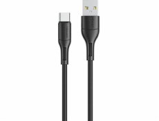 Usams USB-C – USB-A kabel USB 1 m černý (SJ501USB01)