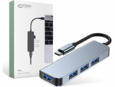 USB HUB Tech-Protect V1-HUB 1x USB-C + 2x USB-A 3.0 (9589046919367)