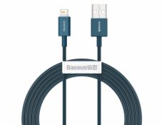 Kábel USB na iP 2,4A 2m (modrý)