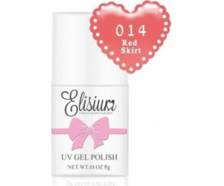 Elisium UV Gel Polish hybridní lak na nehty 014 Red Skirt...