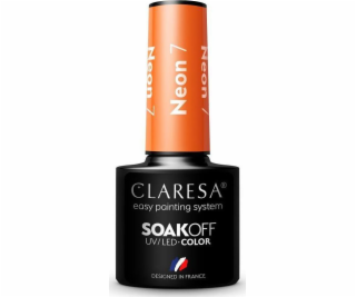 Claresa Claresa Soak Off UV/LED Neon hybridní lak 7 5g