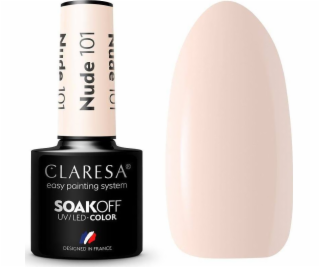 Claresa Claresa Soak Off UV/LED Nude hybridní lak 101 5g