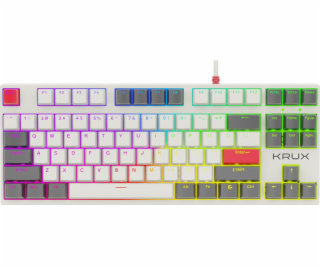 Žlutá klávesnice Krux Atax PRO RGB Gateron (KRX0110)