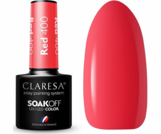 Claresa Soak Off UV/LED Red hybridní lak 400 5g