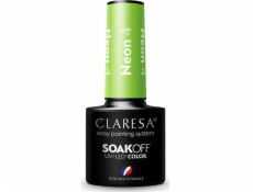 Claresa Claresa Soak Off UV/LED Neon hybridní lak 4 5g