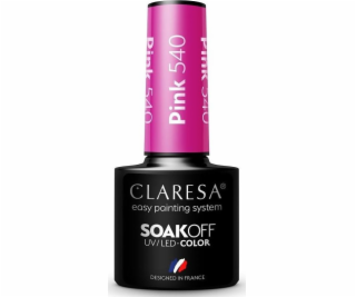 Claresa Soak Off UV/LED Pink hybridní lak 540 5g