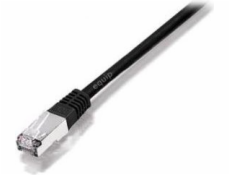 Equip Patchcord, S/FTP, Cat6A, 0,50 m, černý (605697)