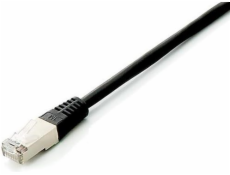 Equip Patchcord, S/FTP, Cat6, PIMF, HF, 0,25 m, černý (605593)