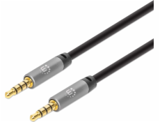 Manhattan Jack 3,5 mm - Jack 3,5 mm kabel 1 m šedý (355988)