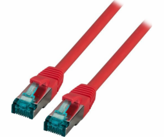 EFB EFB RJ45 Patchkabel S/FTP, Cat.6A, LSZH, 3m, rot