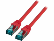 EFB EFB RJ45 Patchkabel S/FTP, Cat.6A, LSZH, 3m, rot