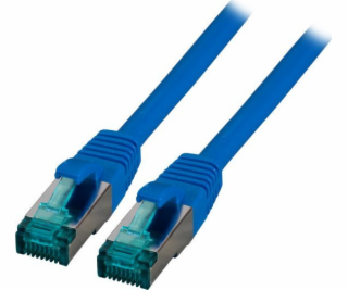 EFB EFB RJ45 Patchkabel S/FTP, Cat.6A, LSZH, 0,25m, modrý