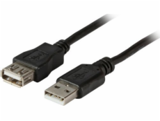 EFB USB kabel USB-A – USB-A 0,5 m černý (K5428SW.0.5V2)