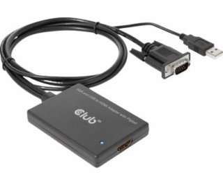 Club 3D CAC-1720 USB – HDMI – VGA černá (500717)