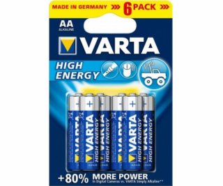 Baterie Varta High Energy AA / R6 6 ks.