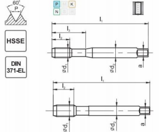 Fanar THREAD M 3 DIN-371B EL (6H) HSSE 800