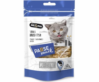 Hau&Meow Pausesnack kočičí pamlsek, sušené rybí nudličky 60g