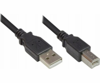 Montis USB-A - USB-B USB kabel 1,8 m černý (MT050)