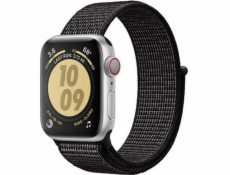 Reflexní pásek Crong Crong – Sportovní pásek Apple Watch 38/40 mm (černý)