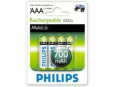 Baterie Philips AAA / R03 700mAh 4 ks.