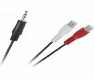 AV Leader Adaptér Jack 3,5 mm - RCA (Cinch) x2 černý (KPO...