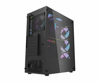 Darkflash DK352 Plus computer case + 4 fanúšikov (black)