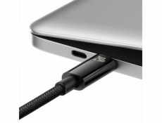 Kábel USB-C na USB-C Baseus Tungsten Gold 240W 1 m (čierny)