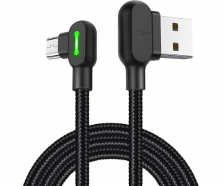 Kábel USB-Micro USB Mcdodo CA-5280 LED, 3 m (čierny)