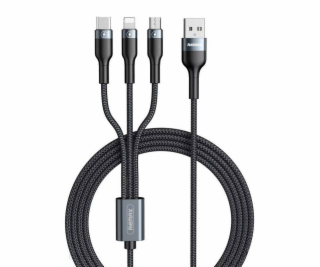 Kábel USB 3v1, Remax Sury 2 Series 1,2 m, 2A