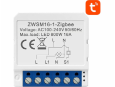 Šikovný spínací modul ZigBee Avatto ZWSM16-W1 TUYA