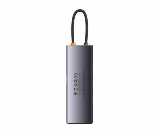 Rozbočovač 8v1 Baseus radu Metal Gleam, USB-C na 3x USB 3...