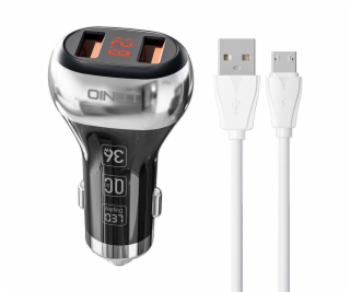 LDNIO C2 2USB nabíjačka do auta + kábel MicroUSB