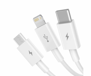 Rýchle nabíjanie USB na M+L+C Baseus Superior Data 3,5 A ...