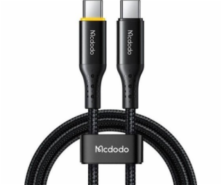 Kábel USB-C na USB-C Mcdodo CA-3460, PD 100W, 1,2 m (čierny)