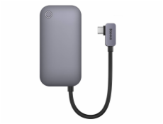 Rozbočovač 4v1 Baseus PadJoy Series USB-C na USB 3.0 + HDMI + USB-C PD + jack 3,5 mm (sivý)