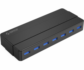 Rozbočovač adaptéra 7 v 1 Orico USB 3.0 + kábel USB 3.0 1m